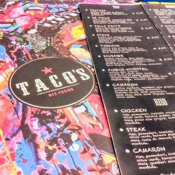 Taco's - Cool menu - Tex-Mex Near Me - Naples, NA