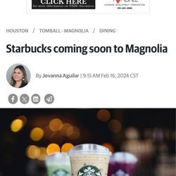Starbucks - Opening soon! 5.31.24