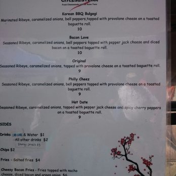 I Love Cheesesteak - Menu as of April 2017 - Food Trucks Near Me I Love Cheesesteak - Menu as of April 2017 - Food Trucks Near Me