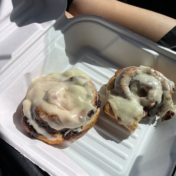 Cafe Holiday - Ooey, gooey, yummy Cinnamon Rolls! - Cafes Near Me - Woodruff, Wisconsin