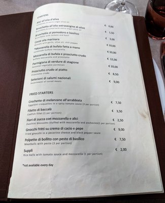 Menu photo 8 Da Cesare Rome, RM