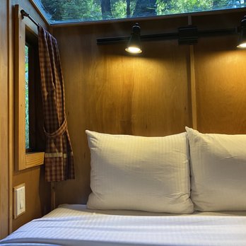 Riverside Campground & Cabins - The bed had a neat sky light - Campgrounds Near Me - Big Sur, California Riverside Campground & Cabins - The bed had a neat sky light - Campgrounds Near Me - Big Sur, California