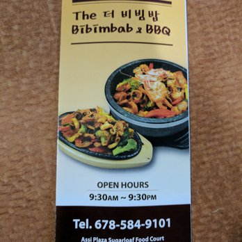 The Bibimbab & BBQ - Menu cover. Business info. - Korean Near Me - Suwanee, Georgia The Bibimbab & BBQ - Menu cover. Business info. - Korean Near Me - Suwanee, Georgia