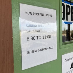 Escapees - Propane Sales Hours