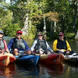 Adventure Kayak & SUP Tours - Merchants Millpond in North Carolina.