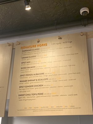 Menu photo 5 Pokeworks Burlington, VT