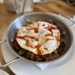 Mr. Breakfast - Andouille sausage skillet