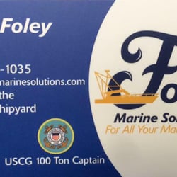 Seacrest Marine - Brian Foley is now located at the Hingham Shipyard  Hingham Massachusetts  1-617-429-1035