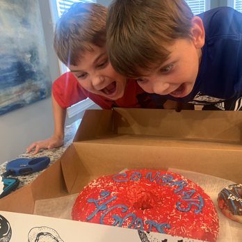 Holtman's Donut Shop - Time to devour this delicious donut that the crusty crew made for us at Holtmans in Oakley! - Donuts Near Me - Cincinnati, Ohio