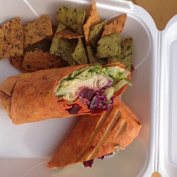 Crave - Wrap with beets and tuna and garlic nutritional yeast dressing! - Juice Bars & Smoothies Near Me - St Augustine, Florida Crave - Wrap with beets and tuna and garlic nutritional yeast dressing! - Juice Bars & Smoothies Near Me - St Augustine, Florida