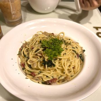 佳記餐廳 - spaghetti carbonara - Hong Kong Style Cafe Near Me - Hong Kong, HK 佳記餐廳 - spaghetti carbonara - Hong Kong Style Cafe Near Me - Hong Kong, HK