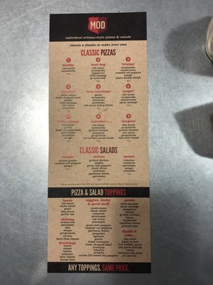 Menu photo 5 MOD Pizza Bloomingdale, IL Menu photo 5 MOD Pizza Bloomingdale, IL