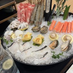 Seafood platter for two