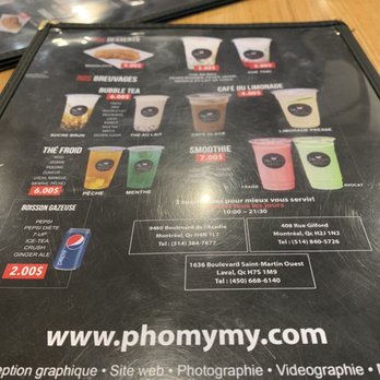 Pho MyMy - Thés - Vietnamese Near Me - Montreal, Quebec Pho MyMy - Thés - Vietnamese Near Me - Montreal, Quebec