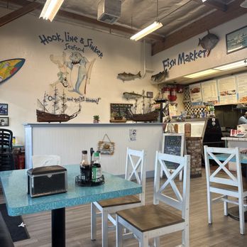 Hook, Line & Sinker - Love the artwork. - Seafood Near Me - Oxnard, California Hook, Line & Sinker - Love the artwork. - Seafood Near Me - Oxnard, California