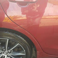 Hughes Self Serve - This is my car after 2 auto washes here, after ostensibly fixing it. Never had a problem with the self wash.