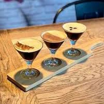 Pacific Hideaway - Espresso martini flight - New American Near Me - Huntington Beach, California Pacific Hideaway - Espresso martini flight - New American Near Me - Huntington Beach, California