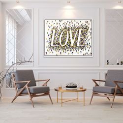Galleria Fine Arts & Custom Framing - Love- 36"H x 48"W- Original Oil on Canvas