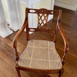 Barbara's Caning & Weaving - Re-caned antique Chair