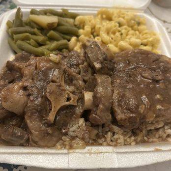 Farmer's Fresh Meat - This is the oxtail with green beans and Mac and cheese. - Meat Shops Near Me - Houston, Texas Farmer's Fresh Meat - This is the oxtail with green beans and Mac and cheese. - Meat Shops Near Me - Houston, Texas