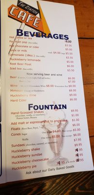 Menu photo 1 The Station Cafe Trout Lake, WA Menu photo 1 The Station Cafe Trout Lake, WA