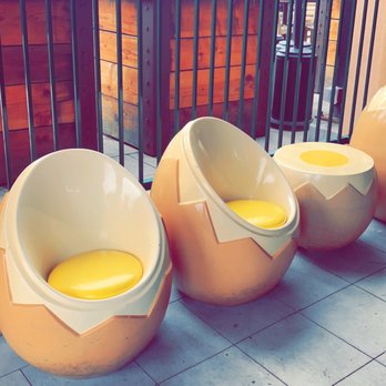 Breakfast Republic - Cute egg seats! - Breakfast & Brunch Near Me - San Diego, California Breakfast Republic - Cute egg seats! - Breakfast & Brunch Near Me - San Diego, California