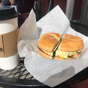 The Poughkeepsie Grind - Egg sandwich with spinach and mushrooms and a large Paris Tea - Coffee & Tea Near Me - Poughkeepsie, New York The Poughkeepsie Grind - Egg sandwich with spinach and mushrooms and a large Paris Tea - Coffee & Tea Near Me - Poughkeepsie, New York