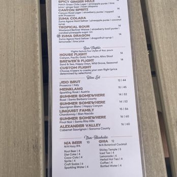 Malibu Brewing - Drink Menu - Breweries Near Me - Malibu, California Malibu Brewing - Drink Menu - Breweries Near Me - Malibu, California