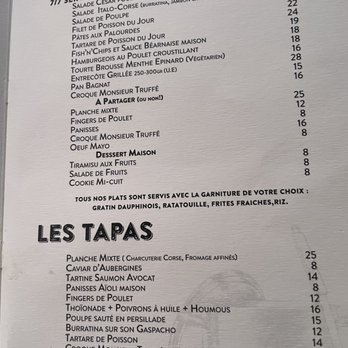 Le Baletti - Menu - French Near Me - Marseille, 13