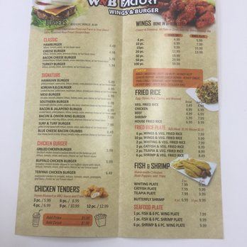 Wnb Factory - Menu - Burgers Near Me - East Point, Georgia Wnb Factory - Menu - Burgers Near Me - East Point, Georgia