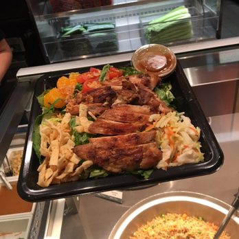 Panda Express - Chinese chicken salad (chicken was excellent) - Chinese Near Me - Hacienda Heights, California