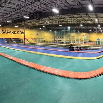 Jump Party USA - Barely any kids out there, no reason to have the younger ones move. - Trampoline Parks Near Me - Kyle, Texas