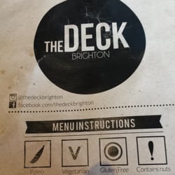 The Deck Brighton - The Deck accommodates a lot of dietary requirements