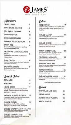 Menu photo 6 James Place San Diego, CA Menu photo 6 James Place San Diego, CA