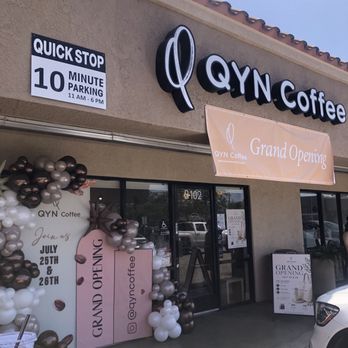 QYN Coffee - Outside storefront - Coffee & Tea Near Me - Costa Mesa, California QYN Coffee - Outside storefront - Coffee & Tea Near Me - Costa Mesa, California