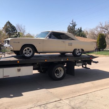 Escalera Towing - 1966 Coronet on the truck. Handled with care! - Roadside Assistance Near Me - Thornton, Colorado