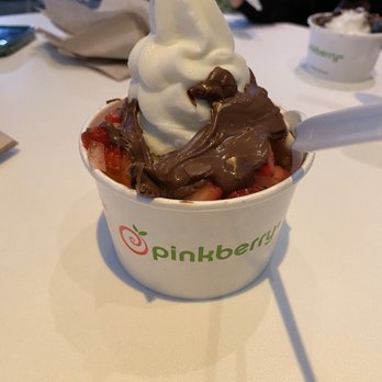 Pinkberry - Nice spoonful of Nutella, strawberries and original yogurt! - Ice Cream & Frozen Yogurt Near Me - Elk Grove, California Pinkberry - Nice spoonful of Nutella, strawberries and original yogurt! - Ice Cream & Frozen Yogurt Near Me - Elk Grove, California