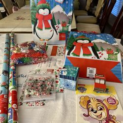 Dollar Tree - Lots of holiday goodies. Prepared to wrap and bag.