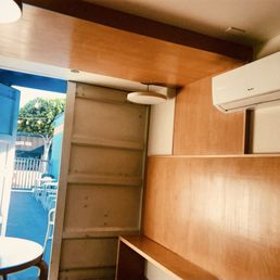 There is AC inside the container space