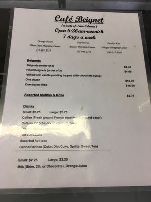 Menu photo 5 Cafe Beignet Orange Beach, AL