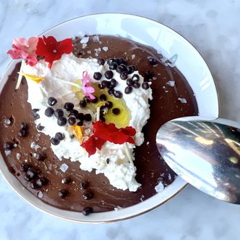 Checker Hall - Chocolate Pot de Creme - Mediterranean Near Me - Los Angeles, California