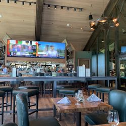 Brooks' Bar & Deck - Bar area with big screens and booze aplenty.