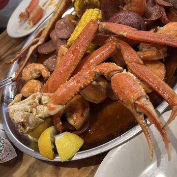 Craving Crab - Crab, shrimp, with sausage pot. - Seafood Near Me - Weatherford, Texas