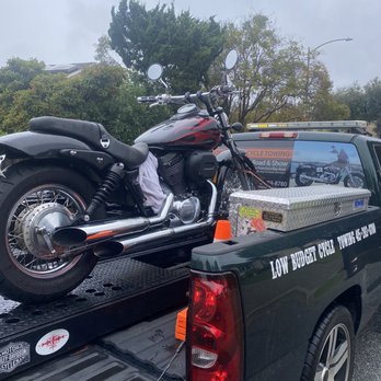 Low Budget Motorcycle Towing - One of the pictures sent to me before the tow. - Towing Near Me Low Budget Motorcycle Towing - One of the pictures sent to me before the tow. - Towing Near Me