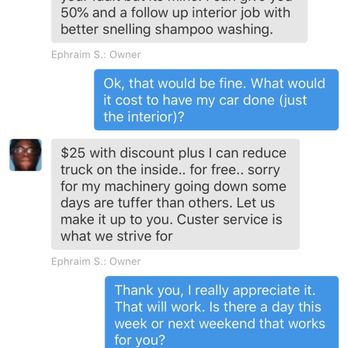 All Service Detailing - Conversations with the owner - Auto Detailing Near Me
