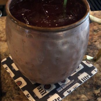 Spats Food & Spirits - Blueberry Mule - Bars Near Me - Appleton, Wisconsin