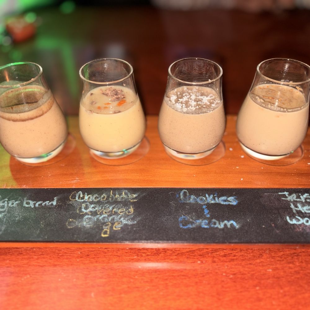 Cannon's Corner Irish Pub - Egg Nog Flight - Irish Pub Near Me - Dallas, Texas Cannon's Corner Irish Pub - Egg Nog Flight - Irish Pub Near Me - Dallas, Texas
