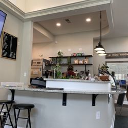 Inspire Coffee House - You place your order here, they give you an Uno card to identify your order and bring your order to you.