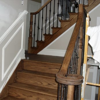 All Flortec - full set of stairs stained - Flooring Near Me - East Brunswick, New Jersey All Flortec - full set of stairs stained - Flooring Near Me - East Brunswick, New Jersey