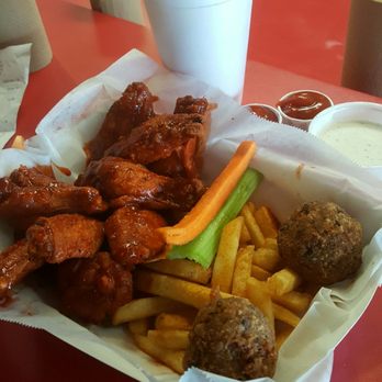 Bonfire Wings - Bonfire Special. Cajun Mojo Wings and Boudin Balls - Cajun/Creole Near Me - Houston, Texas